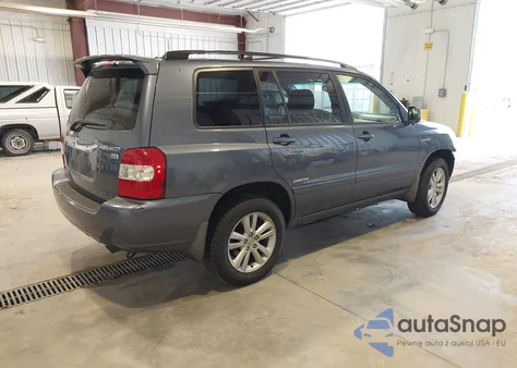 2006 Toyota Highlander Hybrid Limited V6 from USA, damaged, VIN JTEEW21AX60020624